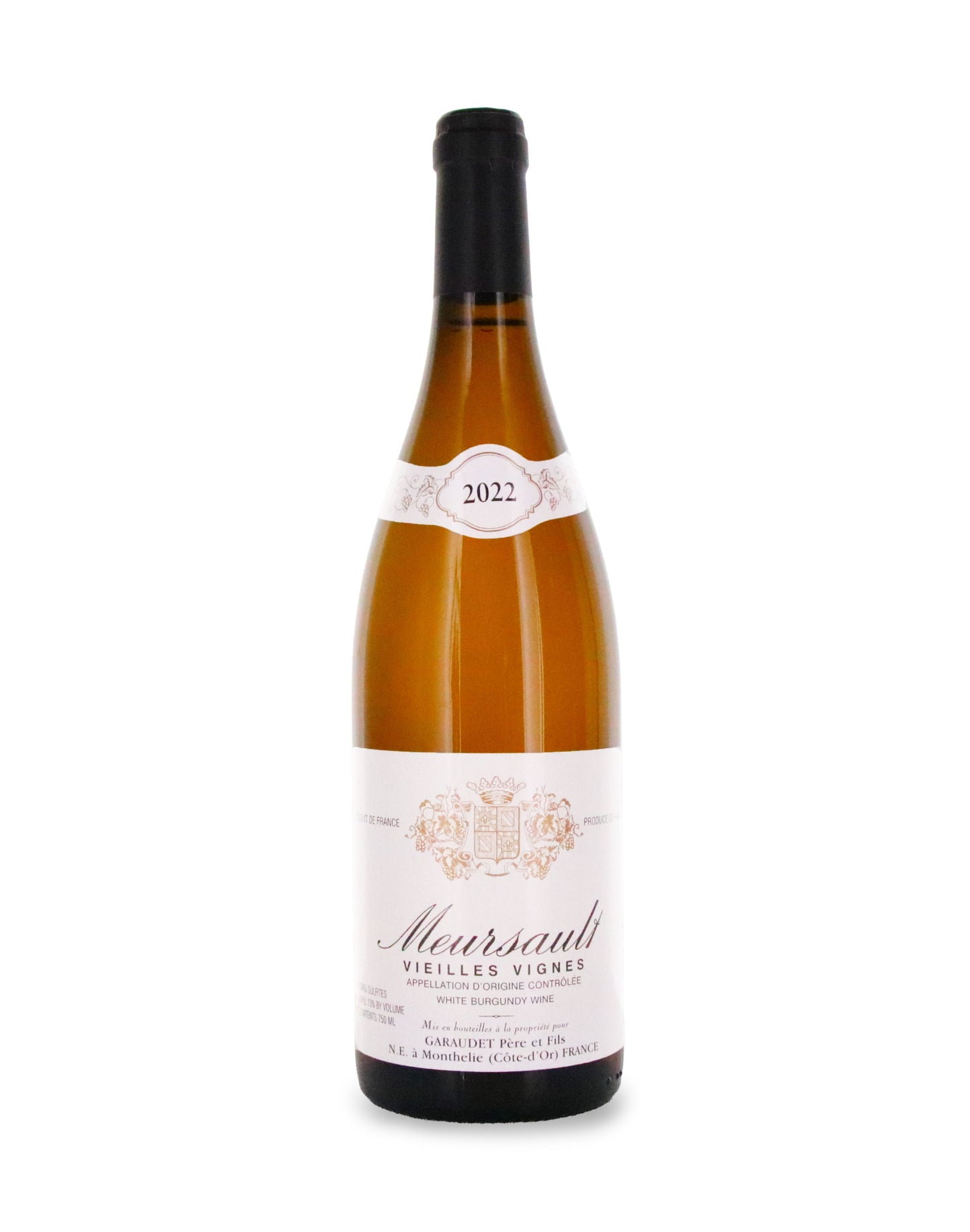 Meursault vieilles vignes 2022 Domaine Paul Garaudet